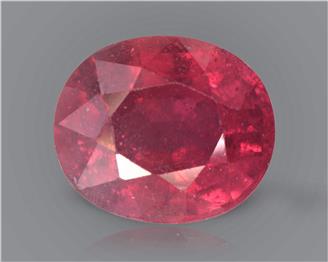 Natural Ruby (manik) Heated Treated Certified 3.43 CTS... ( 89361 )